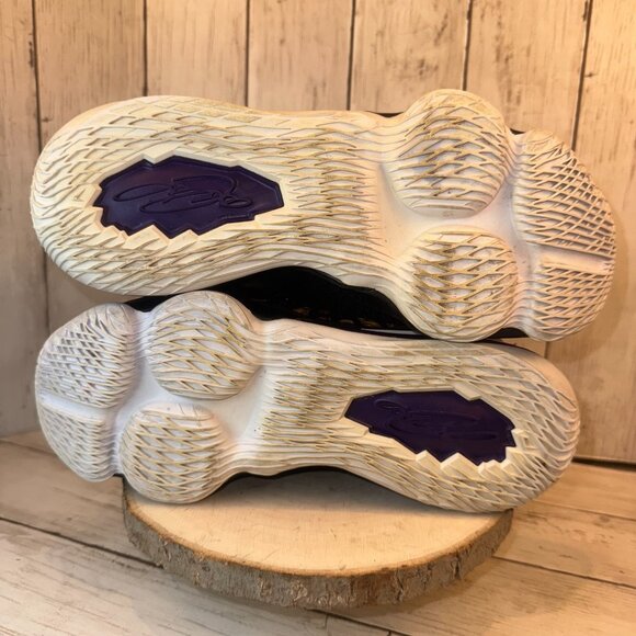 Nike Lebron XVII 17 Mens 7.5 "Lake Show" Black / White / Eggplant [BQ3177-004] - Picture 12 of 12